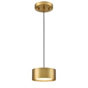 1 Gold Pendant Light Fixture